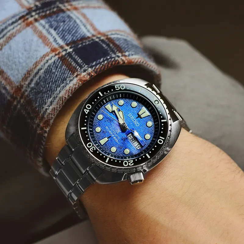 Seiko Prospex Turtle Special Edition Sea Save the Ocean Men's Watch- SRPE39K1